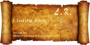 Linding Kira névjegykártya
